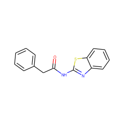 O=C(Cc1ccccc1)Nc1nc2ccccc2s1 ZINC000000360800