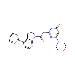 O=C(Cc1nc(N2CCOCC2)cc(=O)[nH]1)N1CCc2c(-c3ccccn3)cccc21 ZINC000103262536