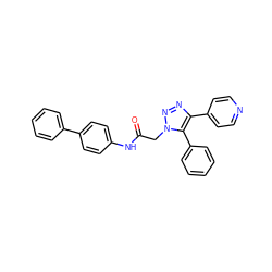 O=C(Cn1nnc(-c2ccncc2)c1-c1ccccc1)Nc1ccc(-c2ccccc2)cc1 ZINC001772572924