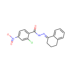 O=C(N/N=C1\CCCc2ccccc21)c1ccc([N+](=O)[O-])cc1Cl ZINC000100599790