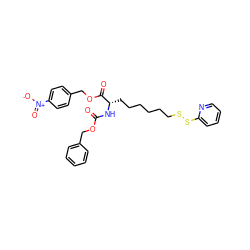 O=C(N[C@@H](CCCCCCSSc1ccccn1)C(=O)OCc1ccc([N+](=O)[O-])cc1)OCc1ccccc1 ZINC000084618151