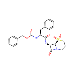 O=C(N[C@@H](Cc1ccccc1)C(=O)N[C@@H]1C(=O)N2CCCS(=O)(=O)[C@H]12)OCc1ccccc1 ZINC000013860552