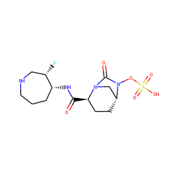 O=C(N[C@@H]1CCCNC[C@@H]1F)[C@@H]1CC[C@@H]2CN1C(=O)N2OS(=O)(=O)O ZINC000096168582