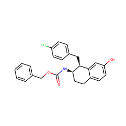 O=C(N[C@@H]1CCc2ccc(O)cc2[C@@H]1Cc1ccc(Cl)cc1)OCc1ccccc1 ZINC000140472434