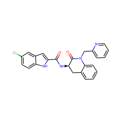 O=C(N[C@@H]1Cc2ccccc2N(Cc2ccccn2)C1=O)c1cc2cc(Cl)ccc2[nH]1 ZINC000013587927