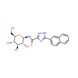 O=C(N[C@@H]1O[C@H](CO)[C@@H](O)[C@H](O)[C@H]1O)c1n[nH]c(-c2ccc3ccccc3c2)n1 ZINC000473137674