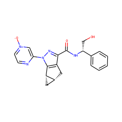 O=C(N[C@H](CO)c1ccccc1)c1nn(-c2c[n+]([O-])ccn2)c2c1C[C@@H]1C[C@H]21 ZINC000141778332