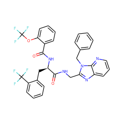 O=C(N[C@H](Cc1ccccc1C(F)(F)F)C(=O)NCc1nc2cccnc2n1Cc1ccccc1)c1ccccc1OC(F)(F)F ZINC000029039512