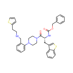 O=C(N[C@H](Cc1csc2ccccc12)C(=O)N1CCN(c2ccccc2CNCCc2cccs2)CC1)OCc1ccccc1 ZINC000028476921