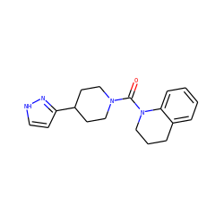 O=C(N1CCC(c2cc[nH]n2)CC1)N1CCCc2ccccc21 ZINC000071319323