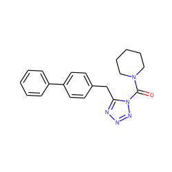 O=C(N1CCCCC1)n1nnnc1Cc1ccc(-c2ccccc2)cc1 ZINC000096258196