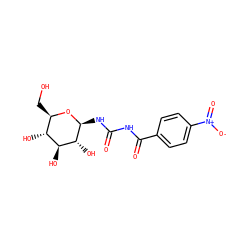 O=C(NC(=O)c1ccc([N+](=O)[O-])cc1)N[C@@H]1O[C@H](CO)[C@@H](O)[C@H](O)[C@H]1O ZINC000038965469