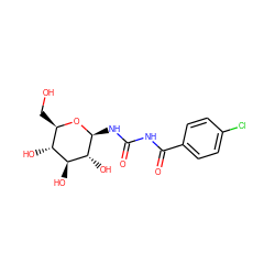 O=C(NC(=O)c1ccc(Cl)cc1)N[C@@H]1O[C@H](CO)[C@@H](O)[C@H](O)[C@H]1O ZINC000038965467