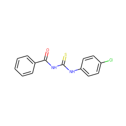 O=C(NC(=S)Nc1ccc(Cl)cc1)c1ccccc1 ZINC000005848825