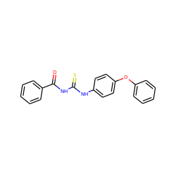 O=C(NC(=S)Nc1ccc(Oc2ccccc2)cc1)c1ccccc1 ZINC000002574836