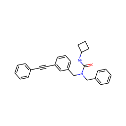 O=C(NC1CCC1)N(Cc1ccccc1)Cc1cccc(C#Cc2ccccc2)c1 ZINC000066111995