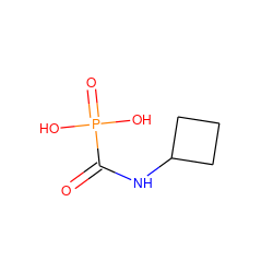 O=C(NC1CCC1)P(=O)(O)O ZINC000013561087