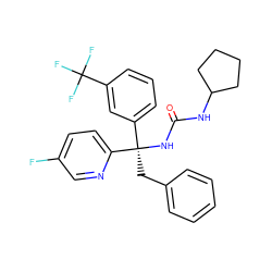 O=C(NC1CCCC1)N[C@](Cc1ccccc1)(c1cccc(C(F)(F)F)c1)c1ccc(F)cn1 ZINC000095557545