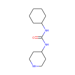 O=C(NC1CCCCC1)NC1CCNCC1 ZINC000004910418