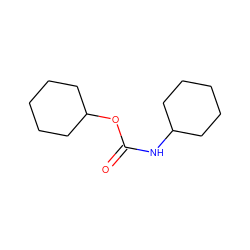 O=C(NC1CCCCC1)OC1CCCCC1 ZINC000000395299