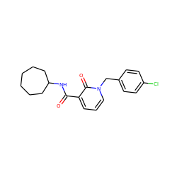 O=C(NC1CCCCCC1)c1cccn(Cc2ccc(Cl)cc2)c1=O ZINC000096632659