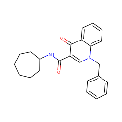 O=C(NC1CCCCCC1)c1cn(Cc2ccccc2)c2ccccc2c1=O ZINC000028962213