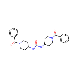 O=C(NC1CCN(C(=O)c2ccccc2)CC1)NC1CCN(C(=O)c2ccccc2)CC1 ZINC000058467516