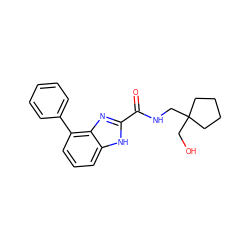 O=C(NCC1(CO)CCCC1)c1nc2c(-c3ccccc3)cccc2[nH]1 ZINC000103268371