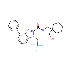 O=C(NCC1(CO)CCCCC1)c1nc2c(-c3ccccc3)cccc2n1CC(F)(F)F ZINC000103268379