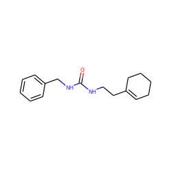 O=C(NCCC1=CCCCC1)NCc1ccccc1 ZINC000013493717