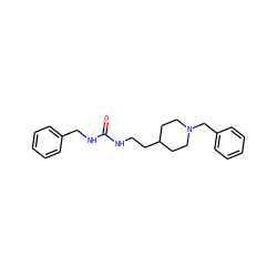 O=C(NCCC1CCN(Cc2ccccc2)CC1)NCc1ccccc1 ZINC000013734815