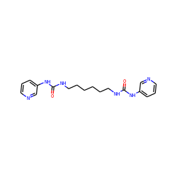 O=C(NCCCCCCNC(=O)Nc1cccnc1)Nc1cccnc1 ZINC000004015766