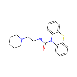 O=C(NCCN1CCCCC1)N1c2ccccc2Sc2ccccc21 ZINC000013717293