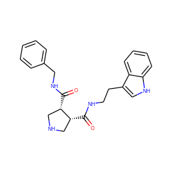 O=C(NCCc1c[nH]c2ccccc12)[C@@H]1CNC[C@@H]1C(=O)NCc1ccccc1 ZINC000084726942