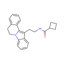 O=C(NCCc1c2n(c3ccccc13)CCc1ccccc1-2)C1CCC1 ZINC000013494174