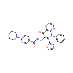 O=C(NCc1c(-c2ncco2)n(-c2ccccc2)c2ncccc2c1=O)c1ccc(N2CCOCC2)nc1 ZINC000096170098