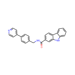 O=C(NCc1ccc(-c2ccncc2)cc1)c1ccc2c(c1)[nH]c1ccccc12 ZINC001772648946