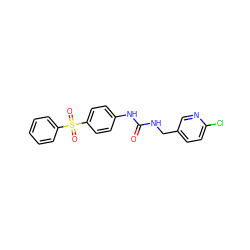 O=C(NCc1ccc(Cl)nc1)Nc1ccc(S(=O)(=O)c2ccccc2)cc1 ZINC000096271697