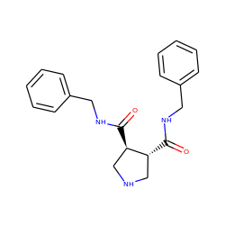 O=C(NCc1ccccc1)[C@@H]1CNC[C@H]1C(=O)NCc1ccccc1 ZINC000084723110