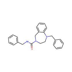 O=C(NCc1ccccc1)N1CCN(Cc2ccccc2)c2ccccc2C1 ZINC001772640242