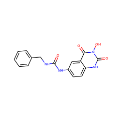 O=C(NCc1ccccc1)Nc1ccc2[nH]c(=O)n(O)c(=O)c2c1 ZINC001772657851