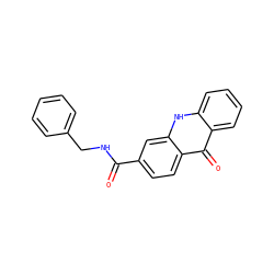 O=C(NCc1ccccc1)c1ccc2c(=O)c3ccccc3[nH]c2c1 ZINC000014970288