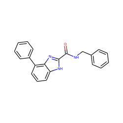 O=C(NCc1ccccc1)c1nc2c(-c3ccccc3)cccc2[nH]1 ZINC000103268349