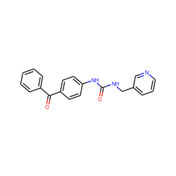 O=C(NCc1cccnc1)Nc1ccc(C(=O)c2ccccc2)cc1 ZINC000096271363