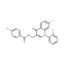 O=C(NCc1cn(-c2ccccc2Cl)c2cc(Cl)ccc2c1=O)c1ccc(Br)nc1 ZINC000096170193