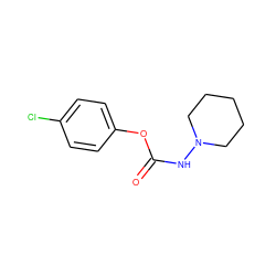 O=C(NN1CCCCC1)Oc1ccc(Cl)cc1 ZINC000029414803