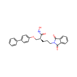 O=C(NO)[C@@H](CCCN1C(=O)c2ccccc2C1=O)COc1ccc(-c2ccccc2)cc1 ZINC000026817100