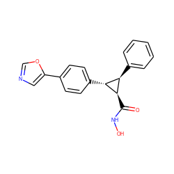 O=C(NO)[C@@H]1[C@H](c2ccccc2)[C@H]1c1ccc(-c2cnco2)cc1 ZINC000095920825