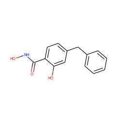 O=C(NO)c1ccc(Cc2ccccc2)cc1O ZINC001772652510