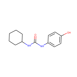 O=C(Nc1ccc(O)cc1)NC1CCCCC1 ZINC000000409021